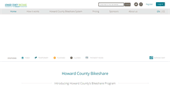 Desktop Screenshot of howardcountybikeshare.com